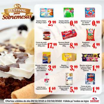 Folheto Semar Supermercados - 28/12/2021 - 03/02/2022.