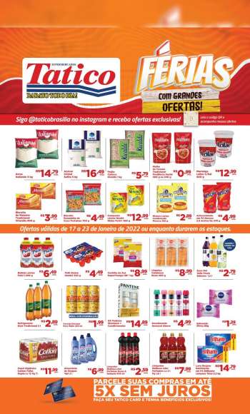 Folheto Supermercados Tatico - 17/01/2022 - 23/01/2022.