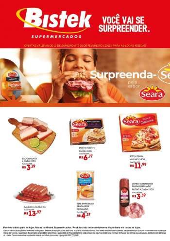 Folheto Bistek Supermercados - 19/01/2022 - 01/02/2022.