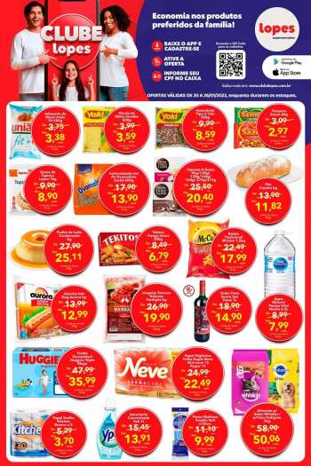 Folheto Lopes Supermercados - 20/01/2022 - 26/01/2022.