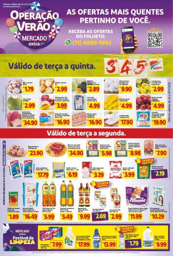 Folheto Mercado Extra - 25/01/2022 - 31/01/2022.