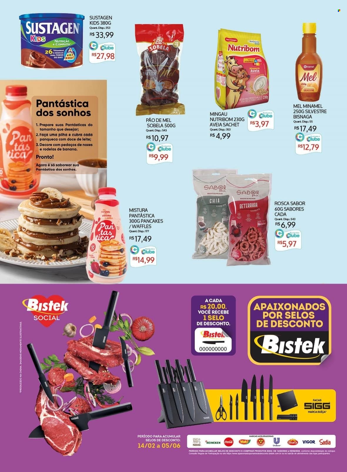 Encarte Bistek Supermercados  - 27.04.2022 - 31.05.2022. Página 2.