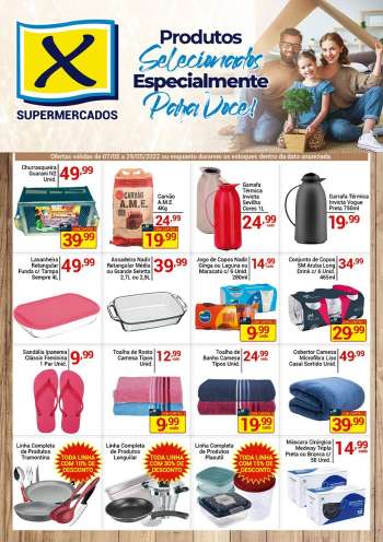 Folheto X Supermercados - 07/05/2022 - 29/05/2022.