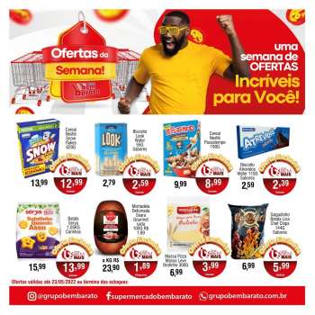Folheto Supermercado Bem Barato - 17/05/2022 - 23/05/2022.