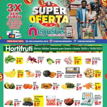 Folheto Supermercado Negreiros - 18/05/2022 - 24/05/2022.
