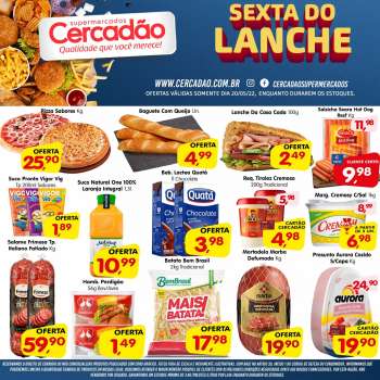 Folheto Cercadão Supermercados - 20/05/2022 - 20/05/2022.
