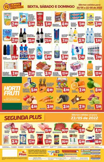Folheto Rede Plus Supermercados - 20/05/2022 - 23/05/2022.