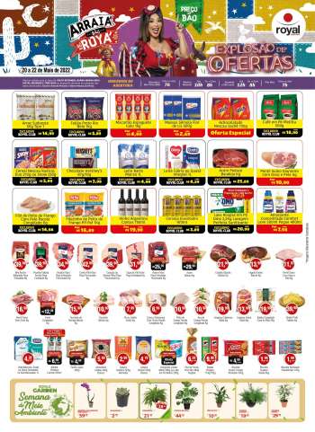 Folheto Royal Supermercados - 20/05/2022 - 22/05/2022.