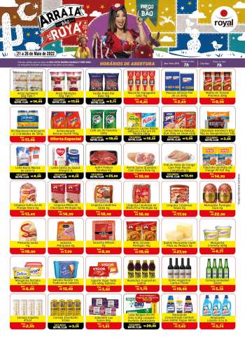 Folheto Royal Supermercados - 21/05/2022 - 26/05/2022.