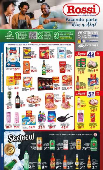 Folheto Rossi Supermercados - 25/05/2022 - 31/05/2022.