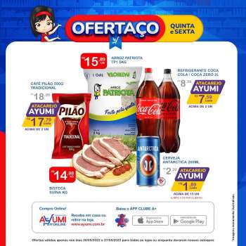 Folheto Ayumi Supermercados - 26/05/2022 - 27/05/2022.