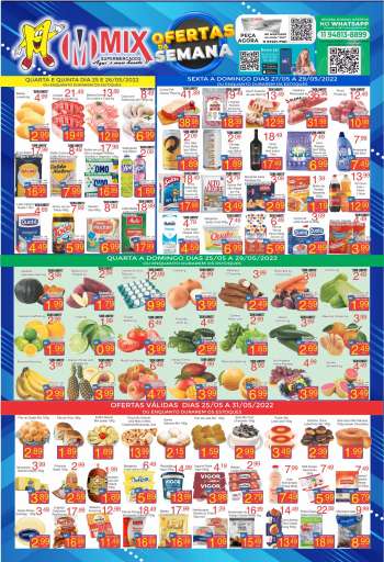 Folheto Mix Supermercados - 25/05/2022 - 31/05/2022.