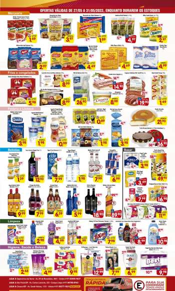 Folheto Cercadão Supermercados - 27/05/2022 - 29/05/2022.