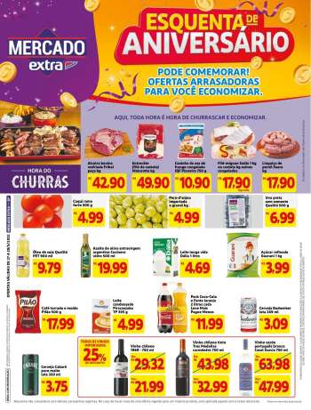 Folheto Mercado Extra - 27/05/2022 - 29/05/2022.
