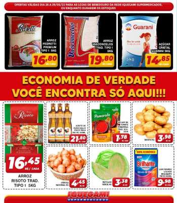 Folheto Iquegami Supermercados - 26/05/2022 - 29/05/2022.