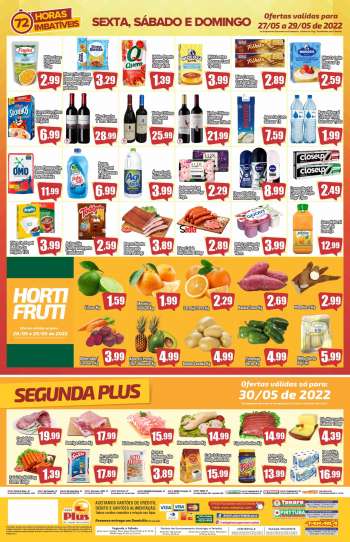 Folheto Rede Plus Supermercados - 27/05/2022 - 30/05/2022.