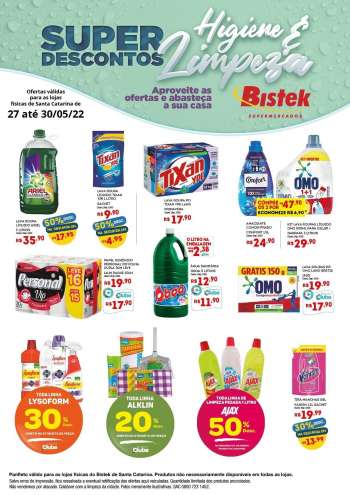 Folheto Bistek Supermercados - 27/05/2022 - 30/05/2022.