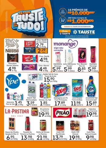 Folheto Tauste Supermercados - 27/05/2022 - 30/05/2022.