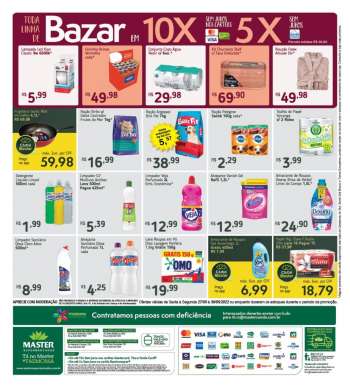Folheto Master Supermercados - 27/05/2022 - 30/05/2022.