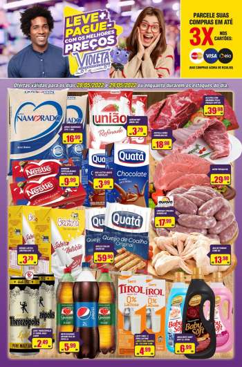 Folheto Supermercado Violeta - 28/05/2022 - 29/05/2022.