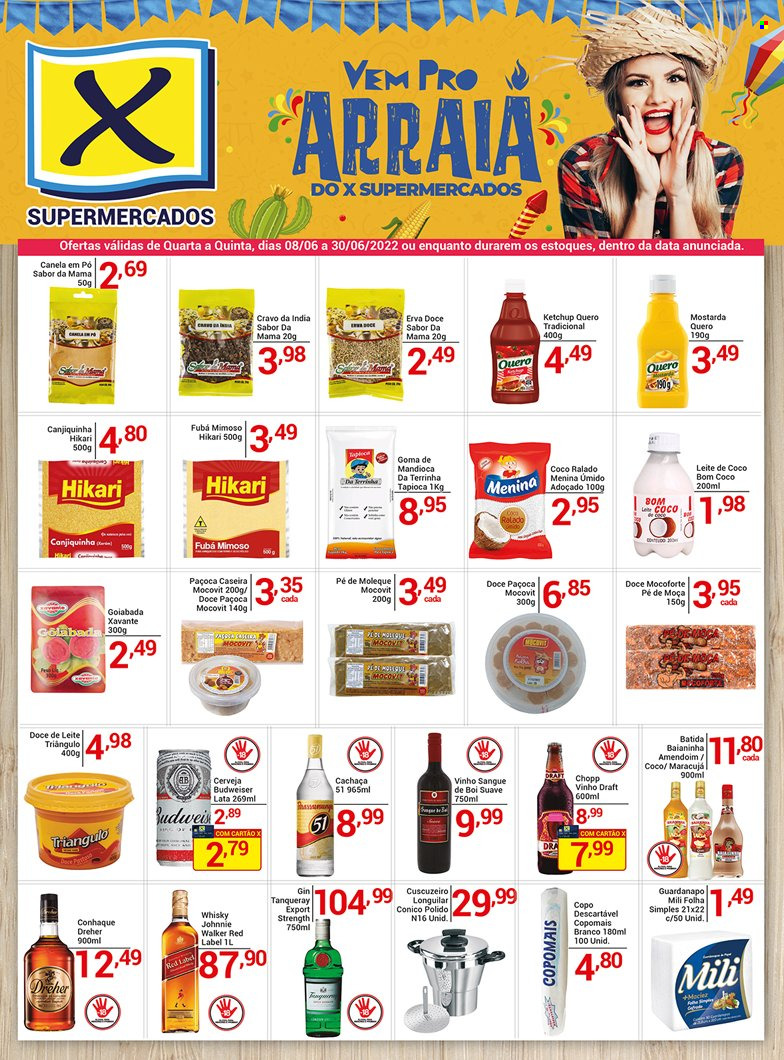 Encarte X Supermercados  - 08.06.2022 - 30.06.2022. Página 1.