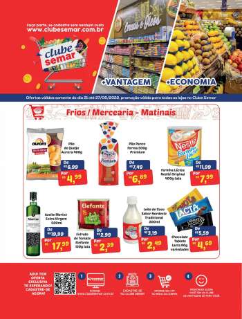 Ofertas Semar Supermercados - FOLHETO CLUBE SEMAR