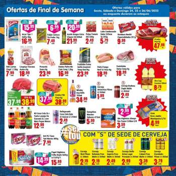 Folheto Supermercado Negreiros - 22/06/2022 - 28/06/2022.