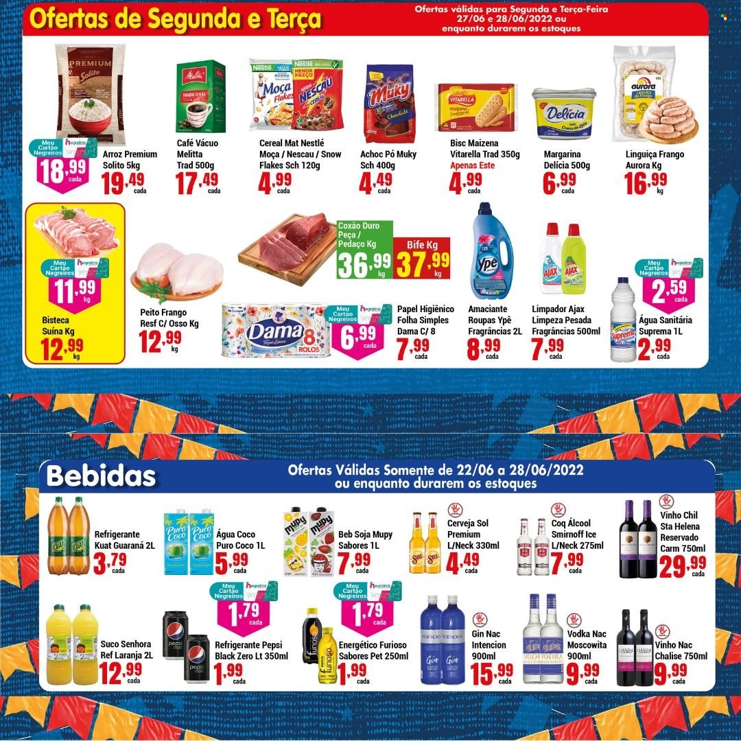 Encarte Supermercado Negreiros  - 22.06.2022 - 28.06.2022. Página 5.