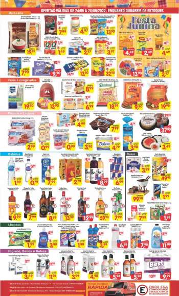 Folheto Cercadão Supermercados - 24/06/2022 - 28/06/2022.
