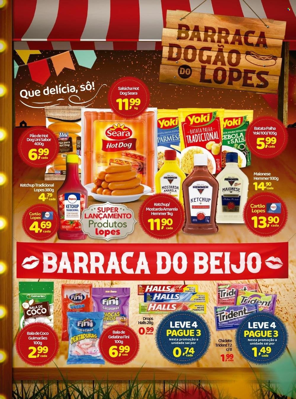 Encarte Lopes Supermercados  - 24.06.2022 - 30.06.2022. Página 3.