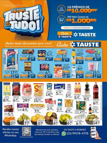 Folheto Tauste Supermercados - 24/06/2022 - 27/06/2022.