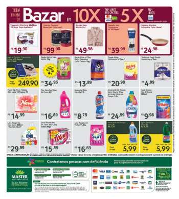 Folheto Master Supermercados - 24/06/2022 - 27/06/2022.