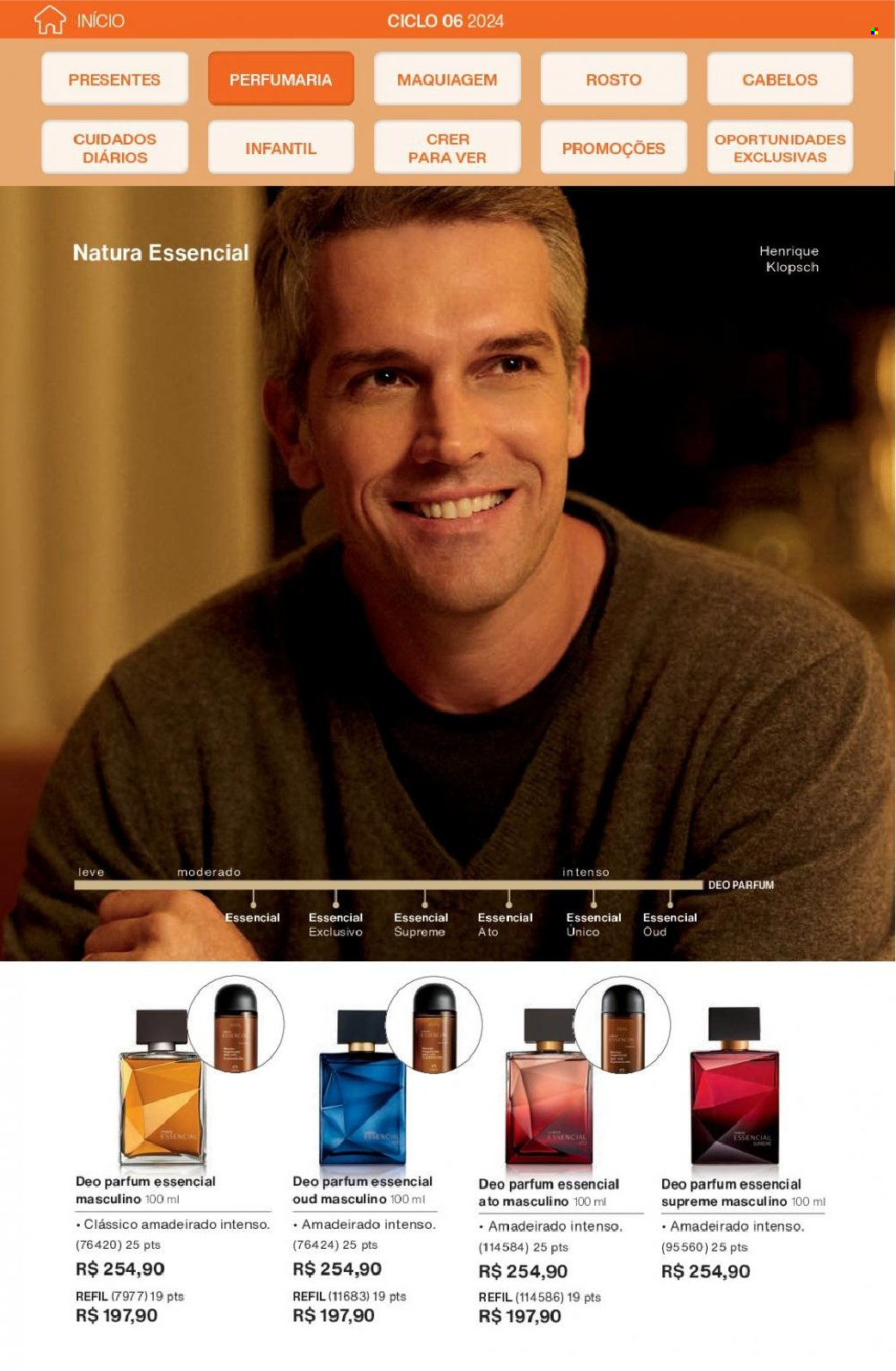 thumbnail - Folheto Natura - Produtos em promoção - maquiagem, desodorante. Página 62.