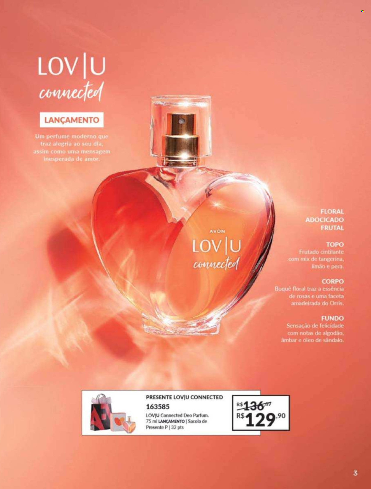 thumbnail - Folheto Avon - Produtos em promoção - Avon, desodorante, perfume. Página 3.