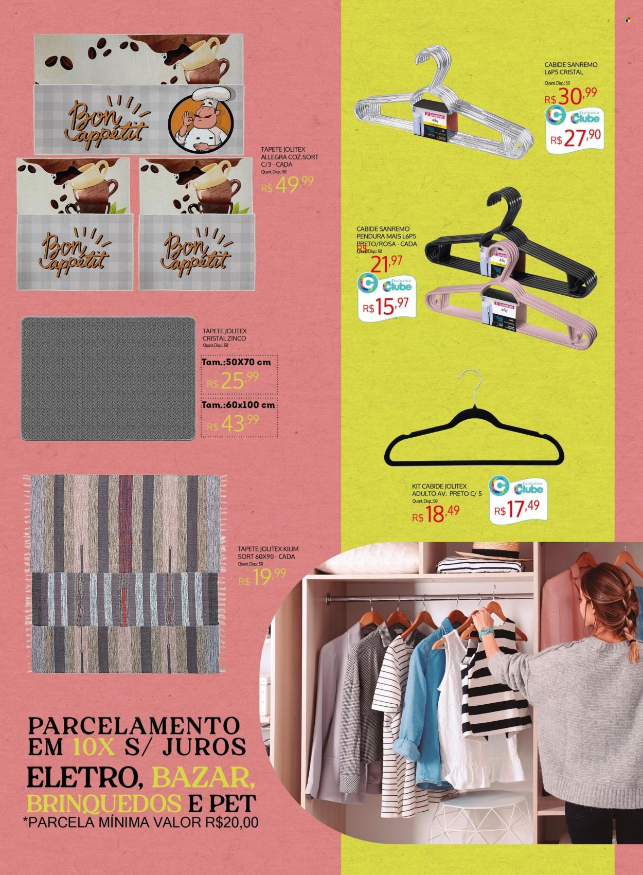 thumbnail - Folheto Bistek Supermercados - 03/04/2024 - 30/04/2024 - Produtos em promoção - cabide, tapete, brinquedo, Allegra. Página 5.