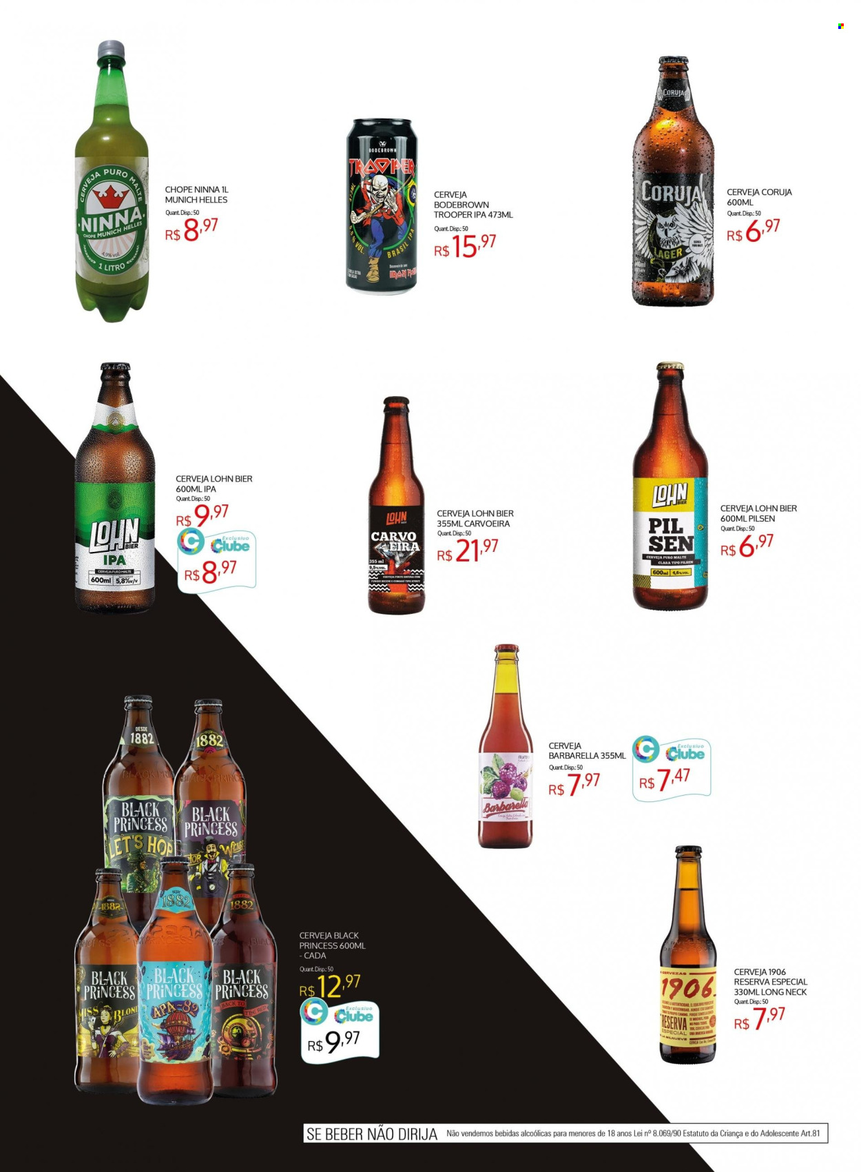 thumbnail - Folheto Bistek Supermercados - 03/04/2024 - 30/04/2024 - Produtos em promoção - cerveja, Puro Malte, bebida alcoólica. Página 7.