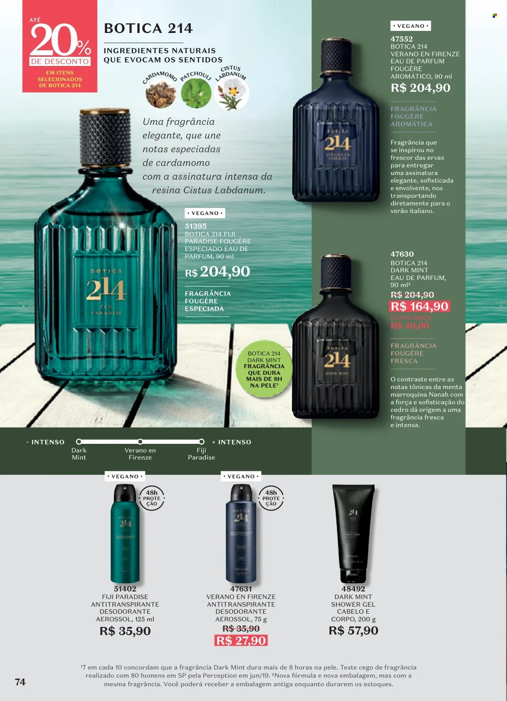 thumbnail - Folheto O Boticário - 15/04/2024 - 12/05/2024 - Produtos em promoção - gel de banho, desodorante, antitranspirante, eau de parfum, perfume. Página 89.