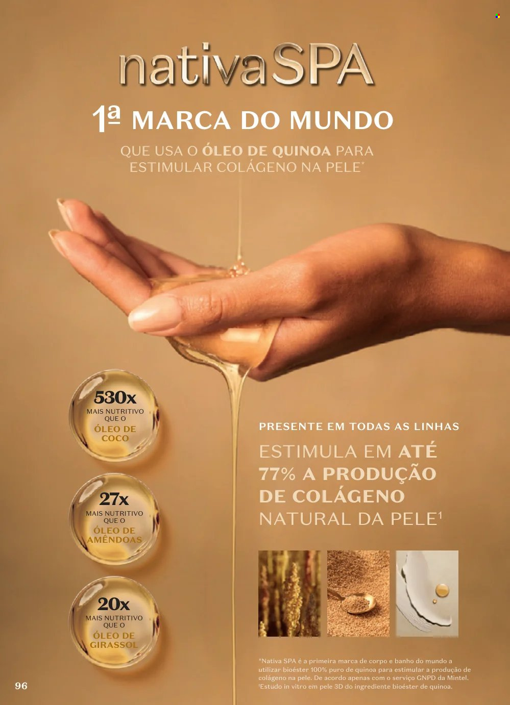 thumbnail - Folheto O Boticário - 15/04/2024 - 12/05/2024 - Produtos em promoção - óleo de coco, óleo de amêndoas, óleo de girassol, colágeno. Página 111.