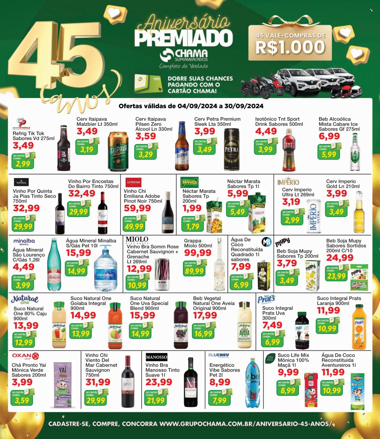 Folheto Chama Supermercados - 04/09/2024 - 30/09/2024. Página 8