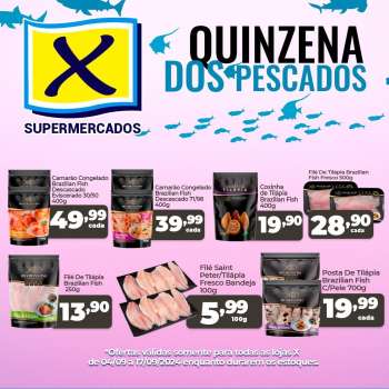 Folheto X Supermercados - 04/09/2024 - 17/09/2024.