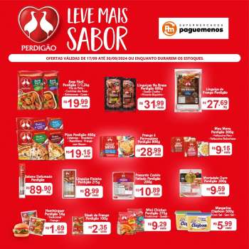 Folheto Supermercados Pague Menos - 17/09/2024 - 30/09/2024.