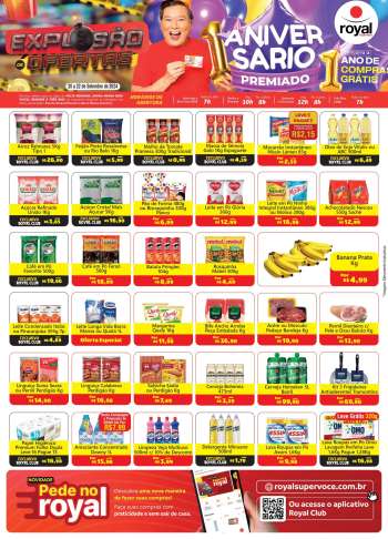 Folheto Royal Supermercados - 20/09/2024 - 22/09/2024.