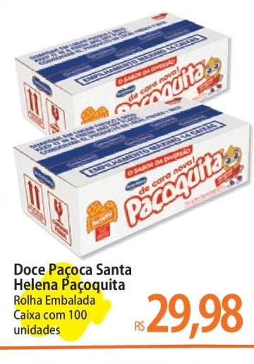 Doce Paçoca Santa Helena Paçoquita