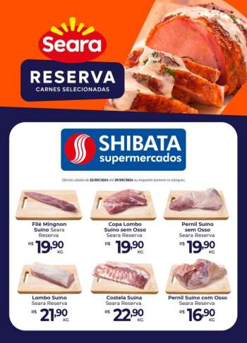 Folheto Shibata Supermercados - 25/09/2024 - 29/09/2024.