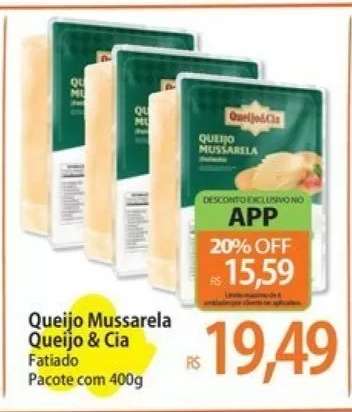 Queijo Mussarela Queijo & Cia