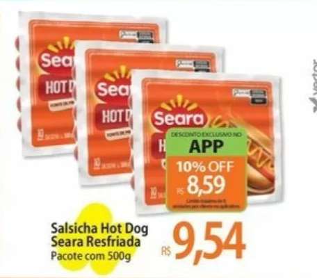 Salsicha Hot Dog Seara Resfriada
