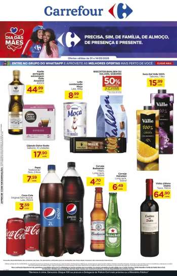 Folheto Carrefour Hiper - 01/05/2025 - 14/05/2025.