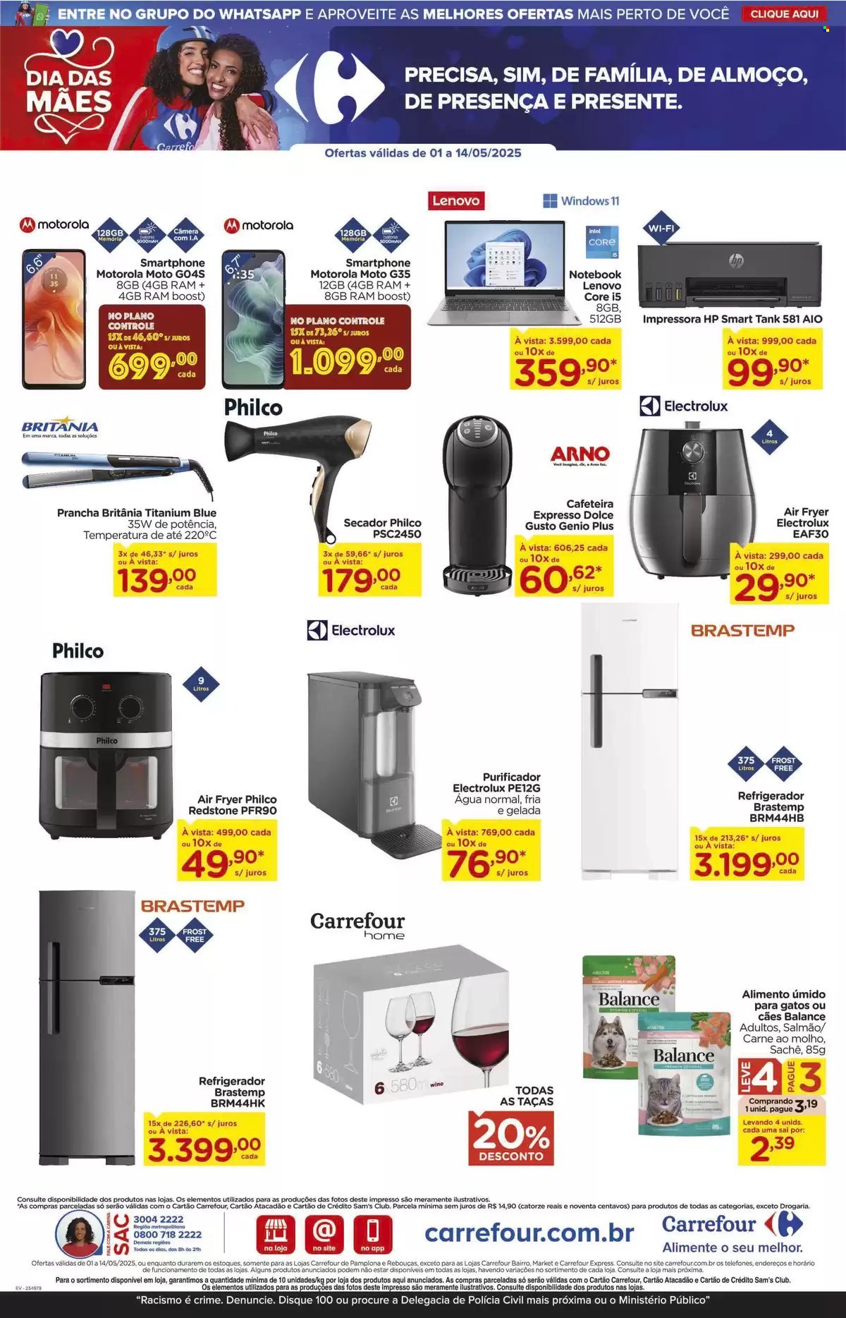 Folheto Carrefour Hiper - 01/05/2025 - 14/05/2025. Página 1