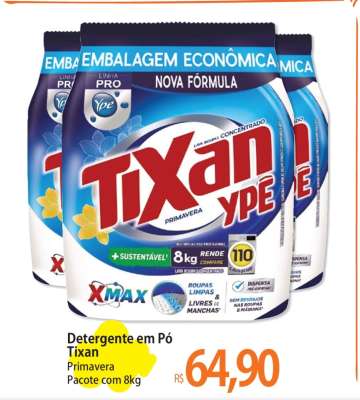 Detergente em Pó Tixan Primavera