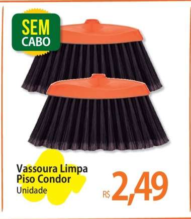 Vassoura Limpa Piso Condor